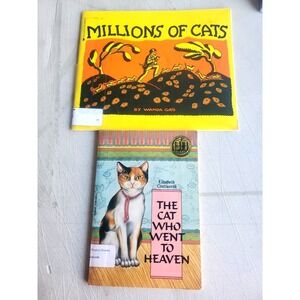 The Cat Who Went To Heaven 1st print Millions of Cats PB lot 2 Vintage 1987